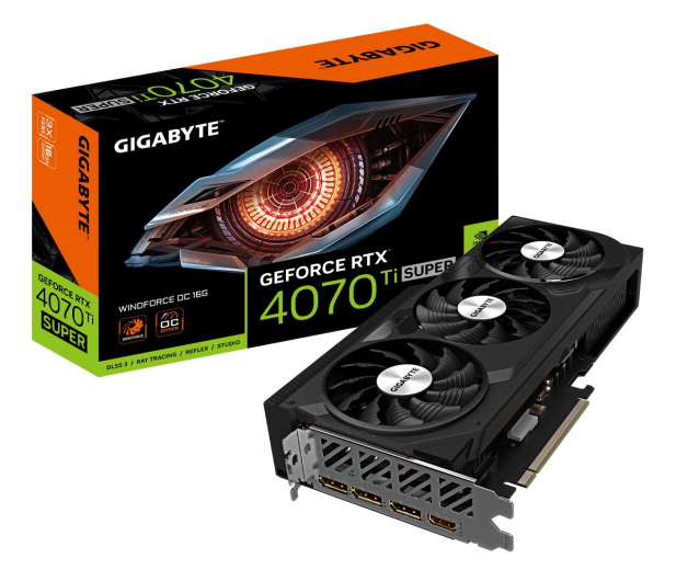 Gigabyte GeForce RTX 4070 Ti SUPER WINDFORCE OC 16GB GDDR6X